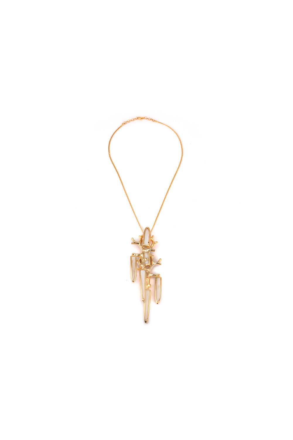 Beamo Necklace – Silver