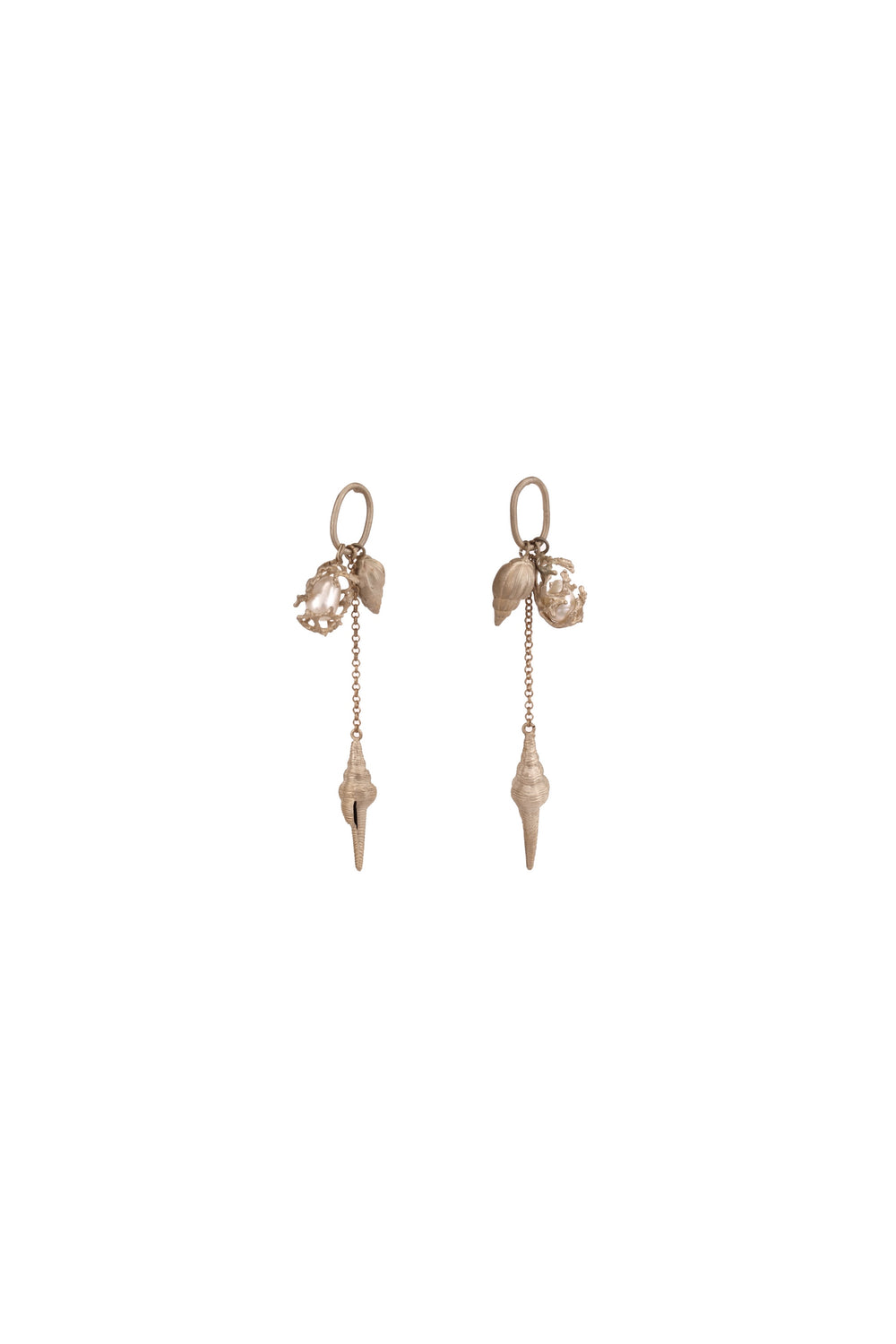 Charmy Earrings – Matte Gold