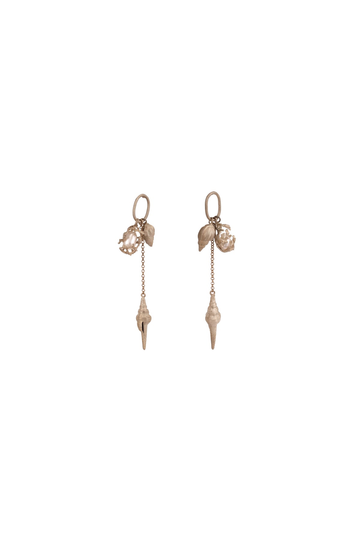 Charmy Earrings – Matte Gold
