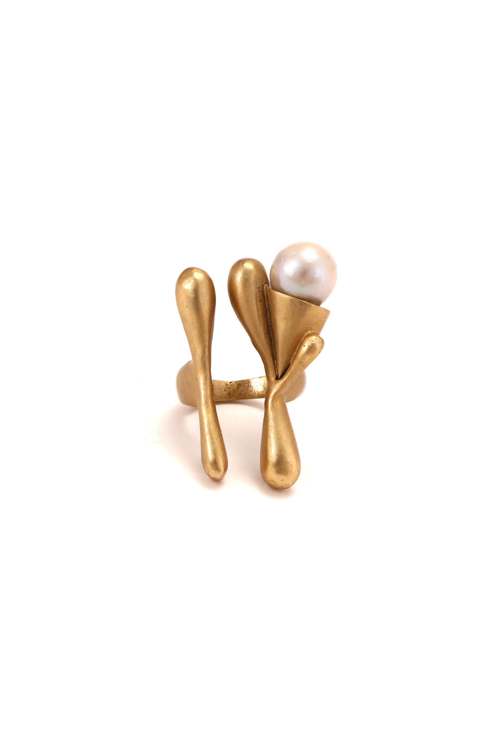 Dew Ring – Matte Gold