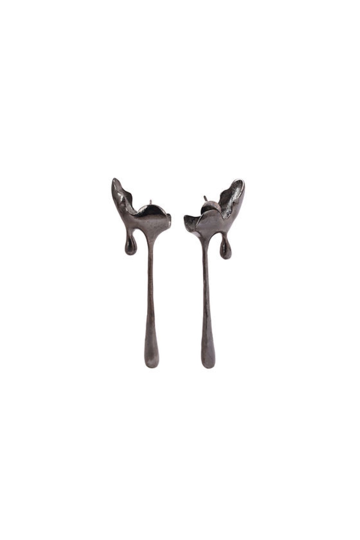 Flip Earrings – Gunmetal