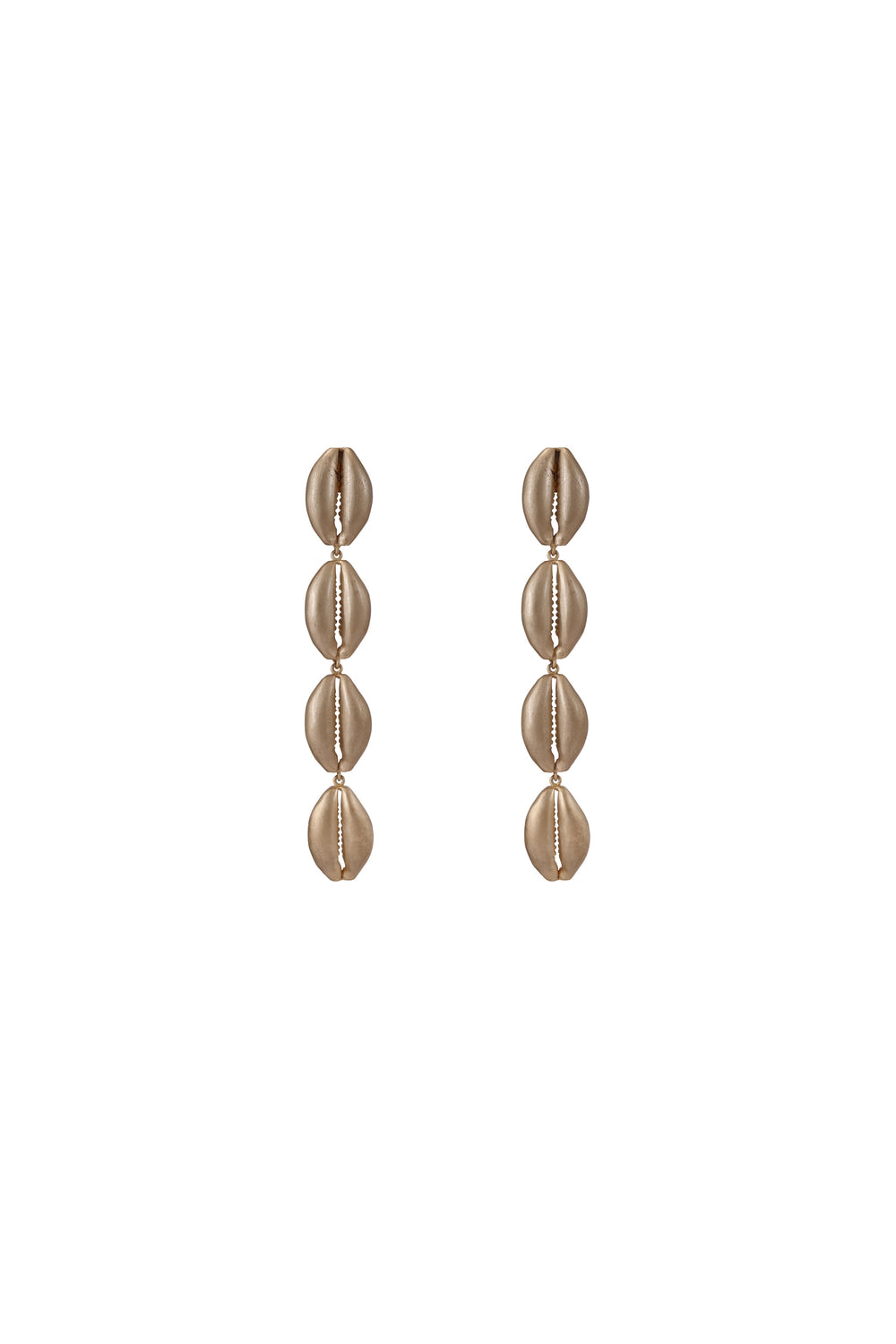 Kody Earrings – Matte Gold