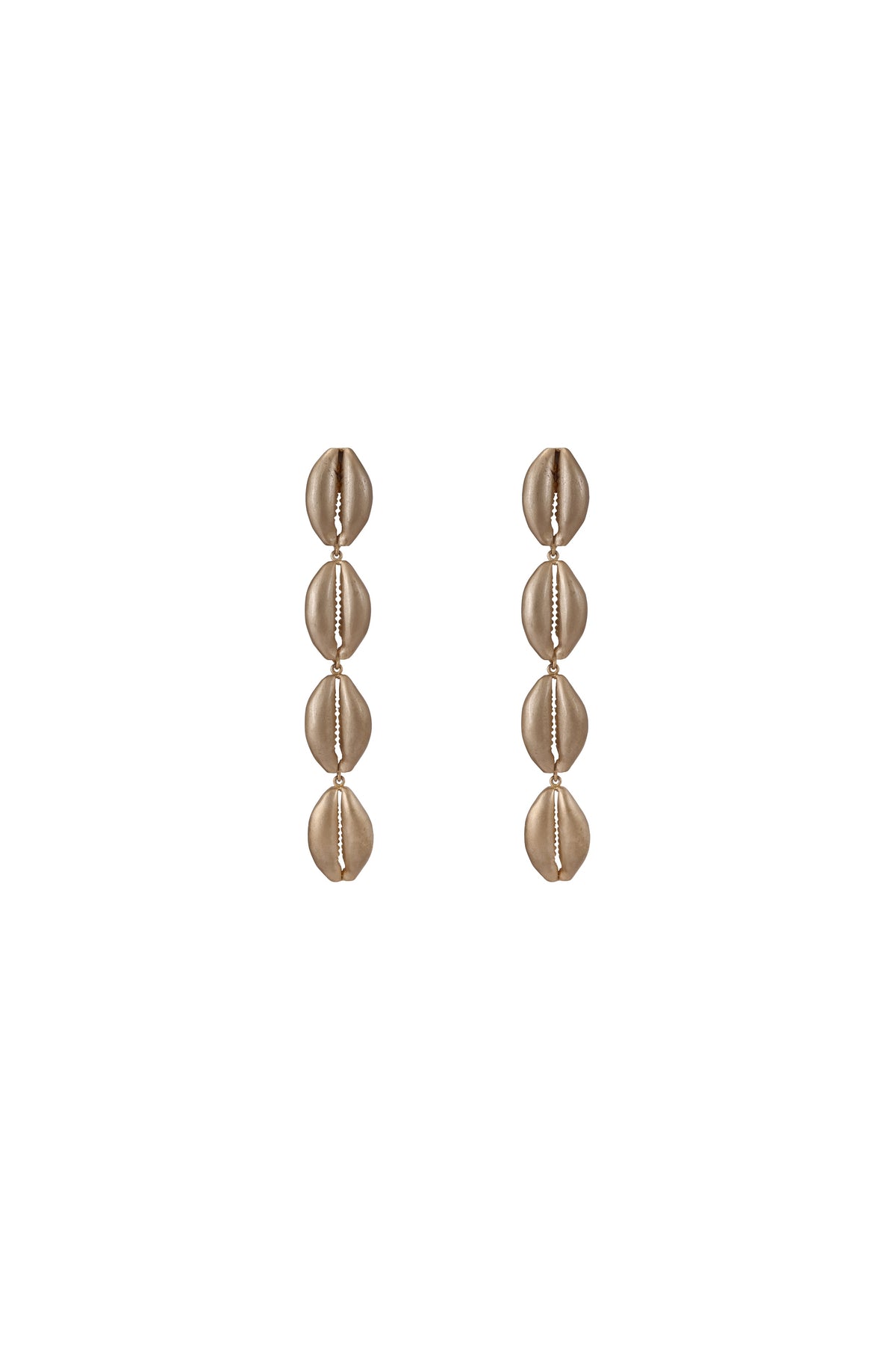 Kody Earrings – Matte Gold