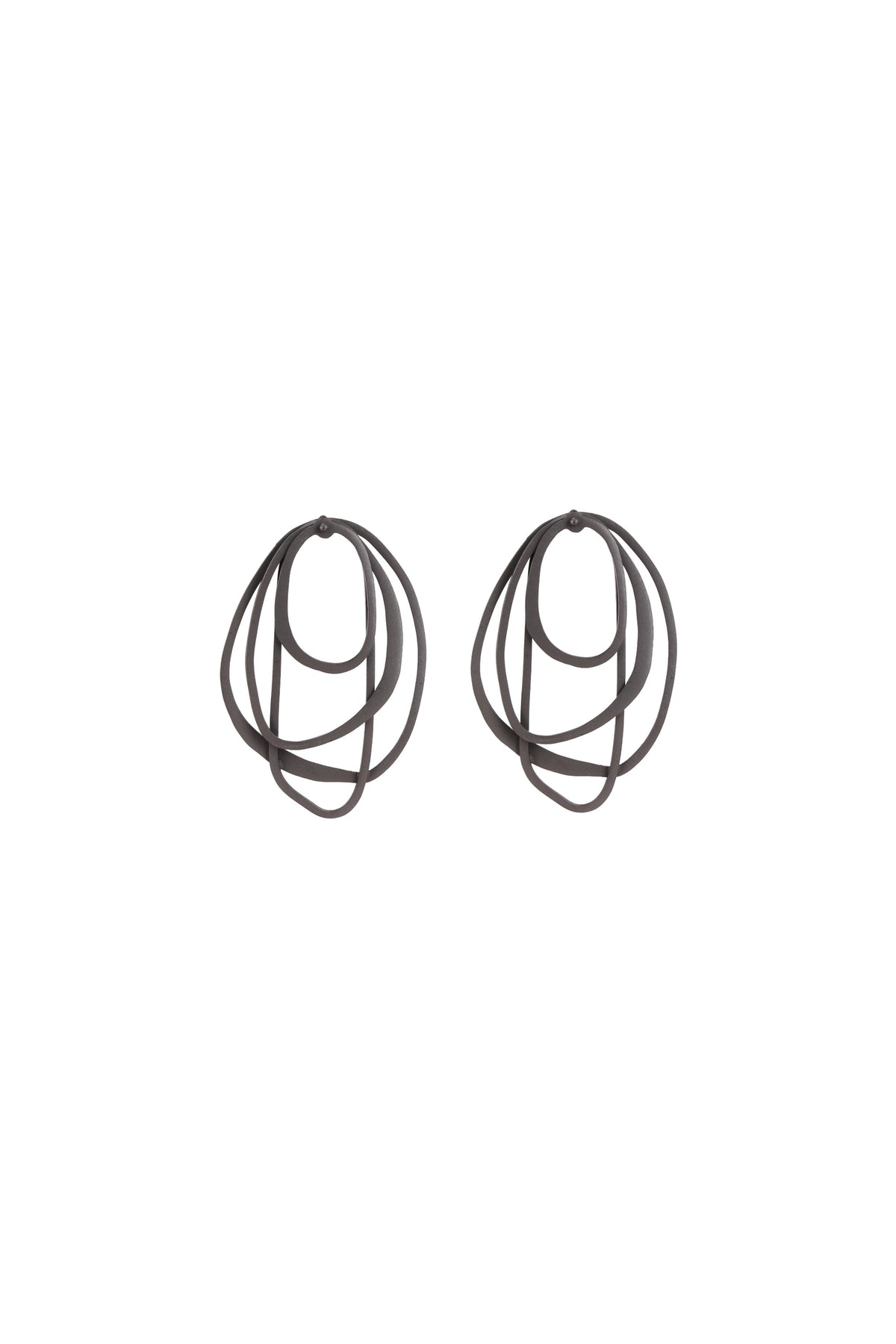 Kosha Earrings – Gunmetal