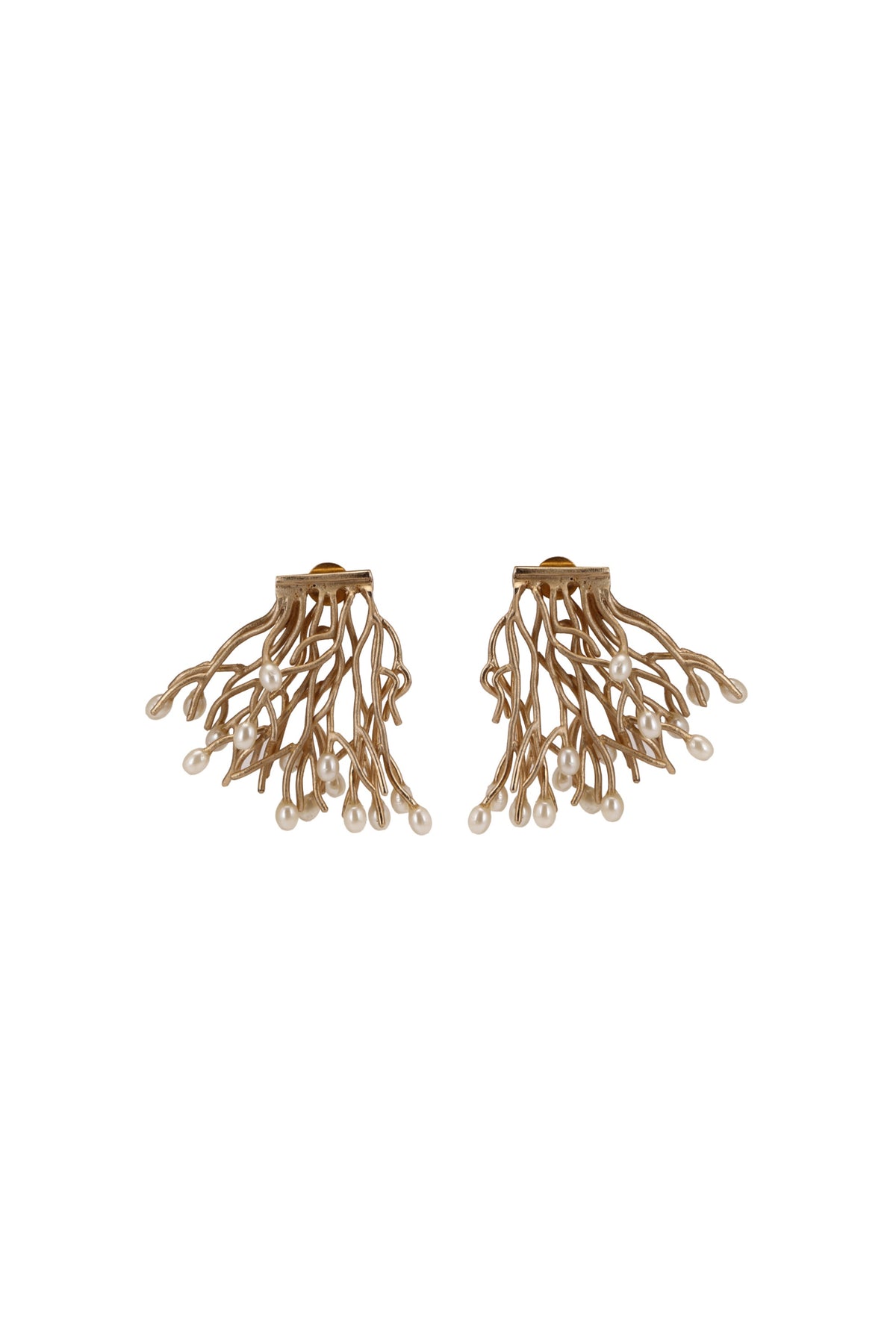 Krissy Earrings – Matte Gold