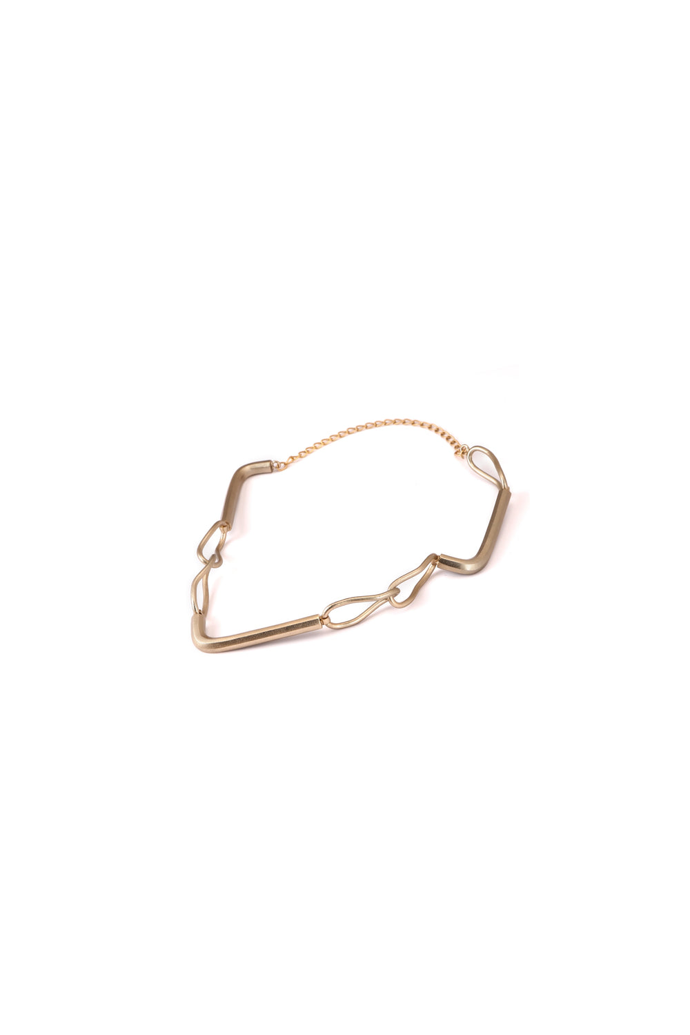 Luna Necklace – Matte Gold