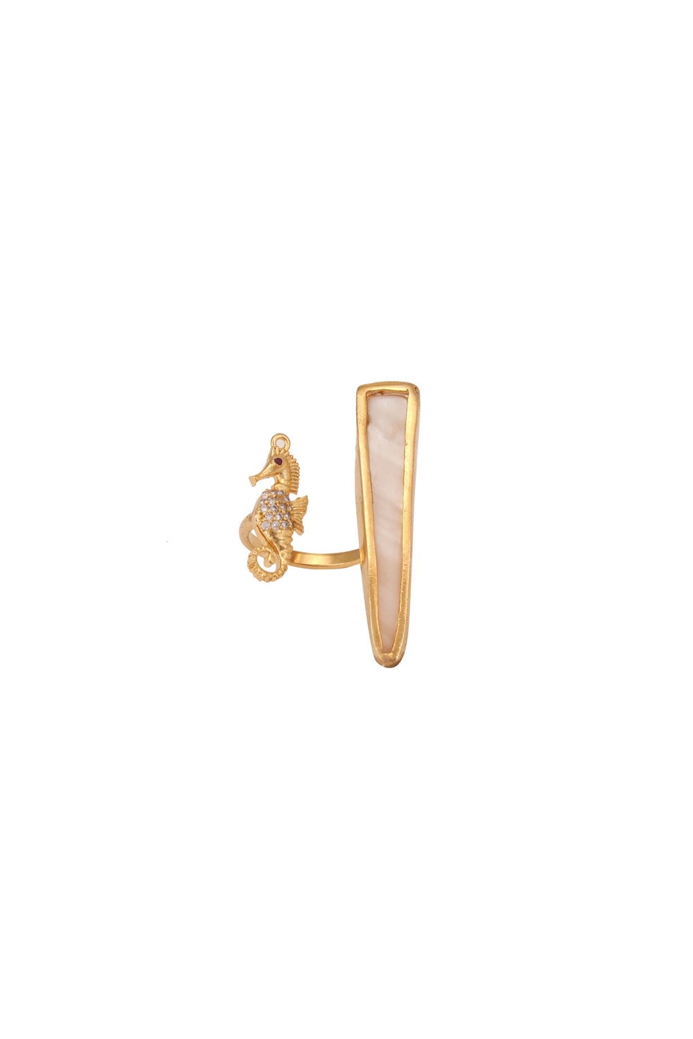 Savy Ring – Matte Gold