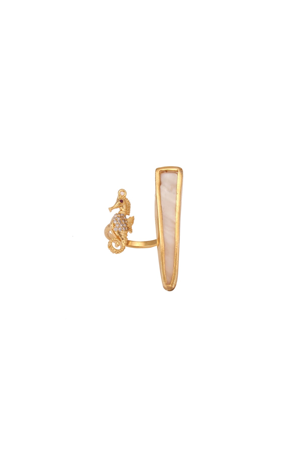 Savy Ring – Matte Gold