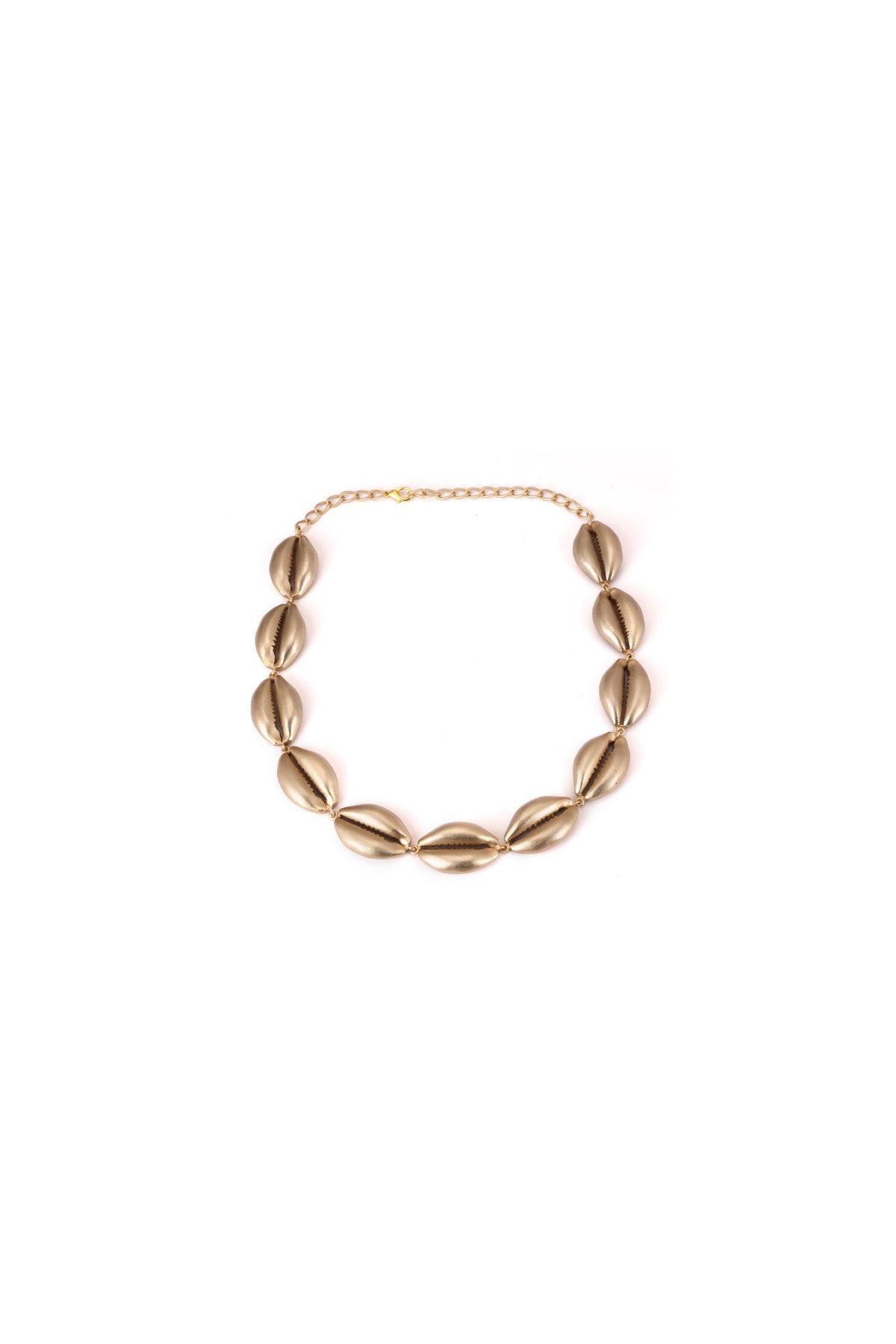 Sophia Necklace – Matte Gold