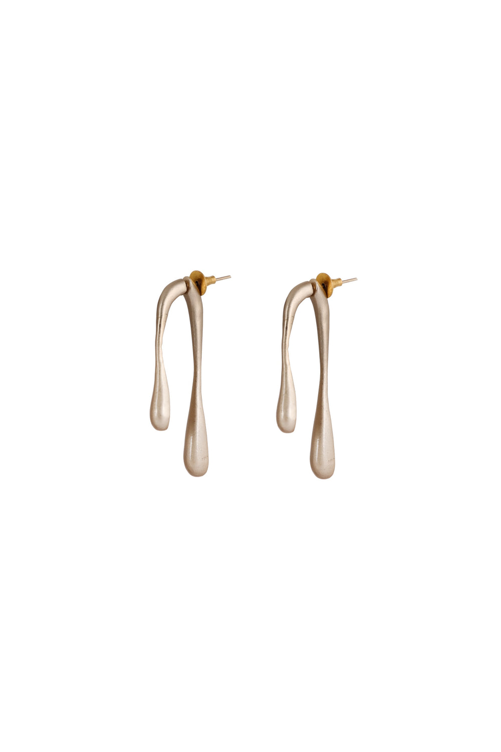 Sria Earrings – Matte Gold