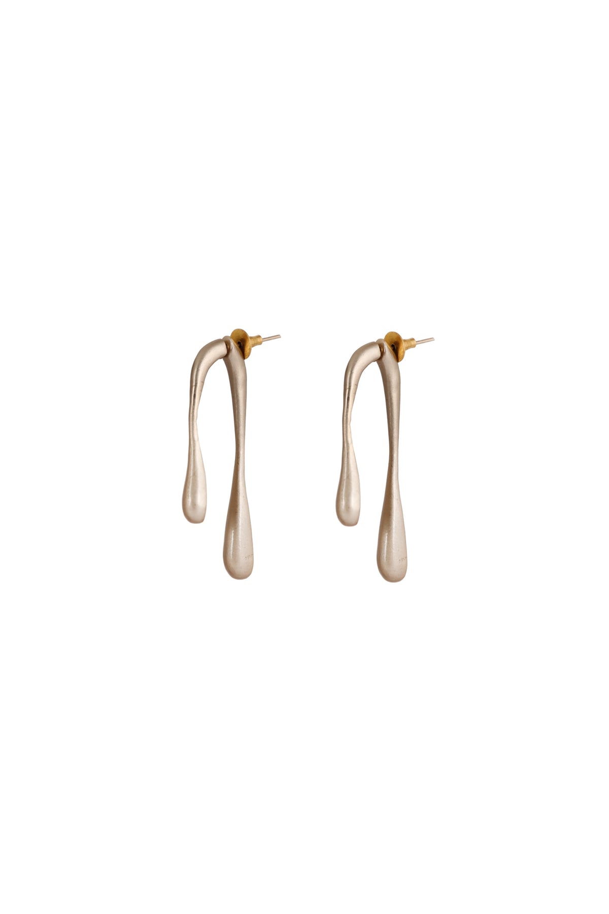 Sria Earrings – Matte Gold