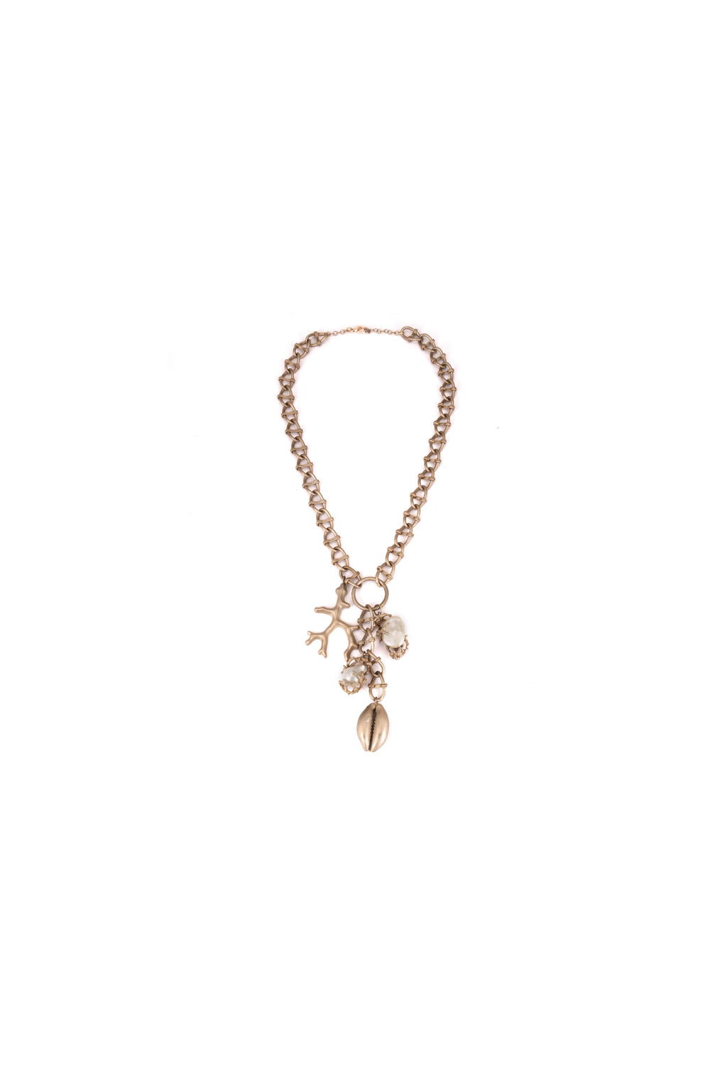 Tamara Necklace – Matte Gold
