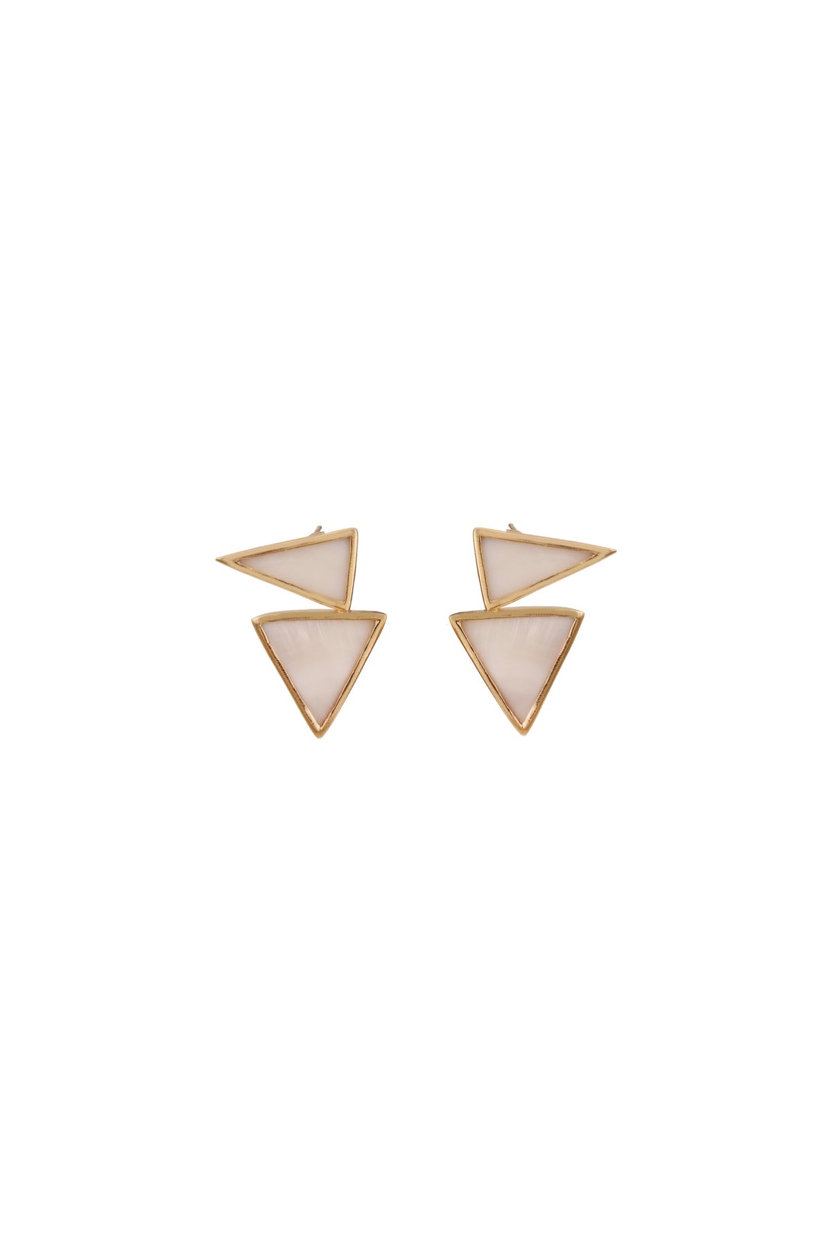 Trimo Earrings – Silver